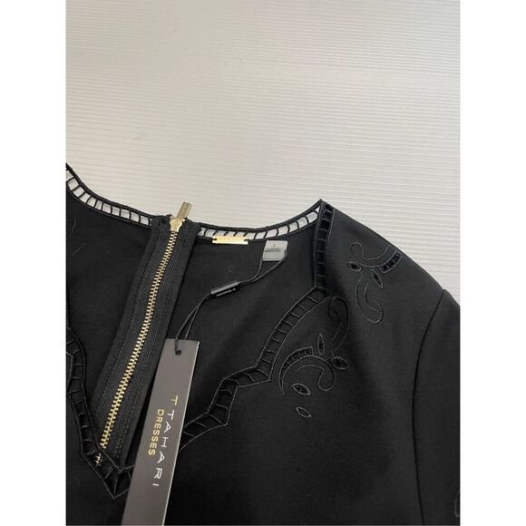 NWT Tahari Women’s Black Cut Out Dress Size 2 New - Picture 4 of 8